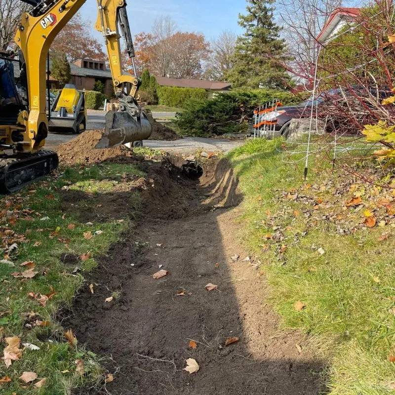 Excavation extérieure