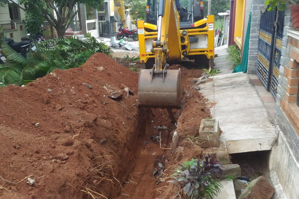 Drain français et fissure