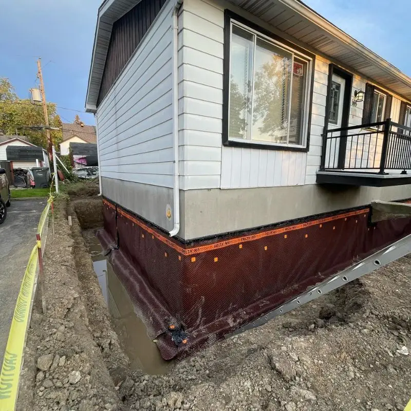 Travaux de fondation